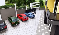 outdoor car park