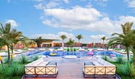 outdoor pool, and sitting area