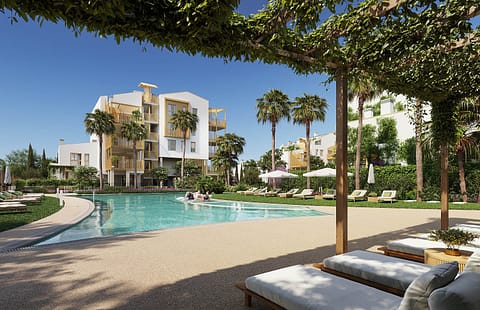 Luxurious Coastal Living in Denia: Modern Apartments in a Lush, Picturesque Community