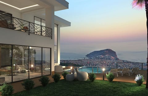 Exquisite 6-Bedroom Villa with Stunning Sea Views in Alanya