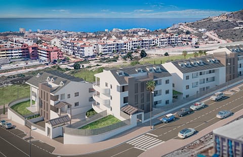 Neue Wohnungen in einer Wohnsiedlung in Benalmádena