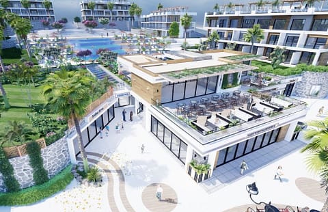 Beachfront Apartments in Girne Esentepe