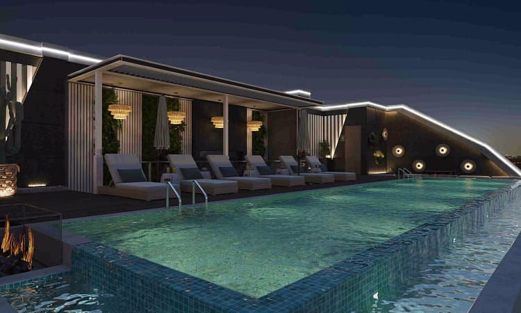 terrace pool